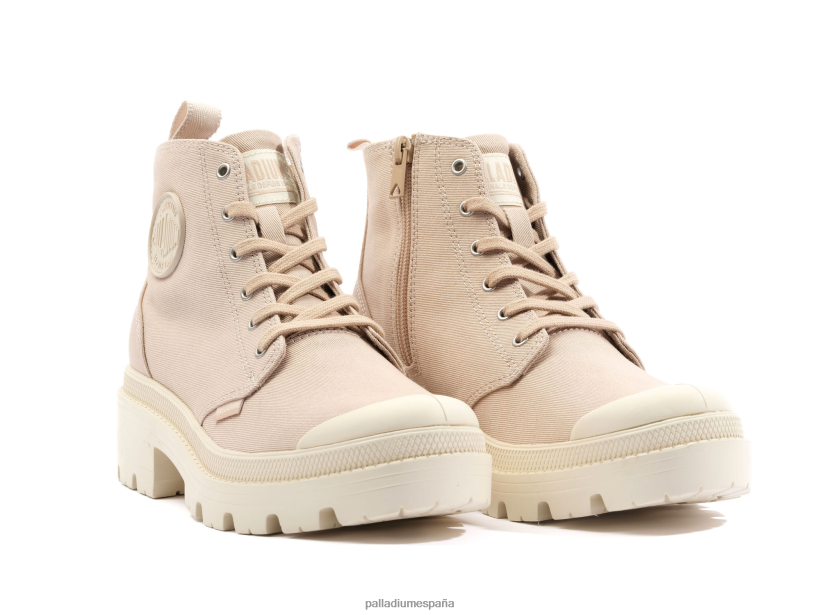 mujer sarga pallabase Palladium polvo desnudo botas DF42XP219