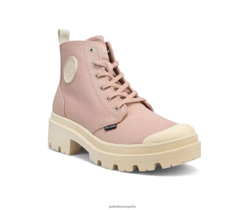 mujer sarga pallabase Palladium rosa botas DF42XP278