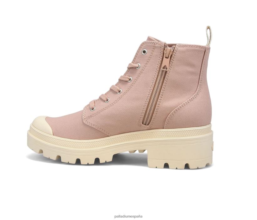 mujer sarga pallabase Palladium rosa botas DF42XP278