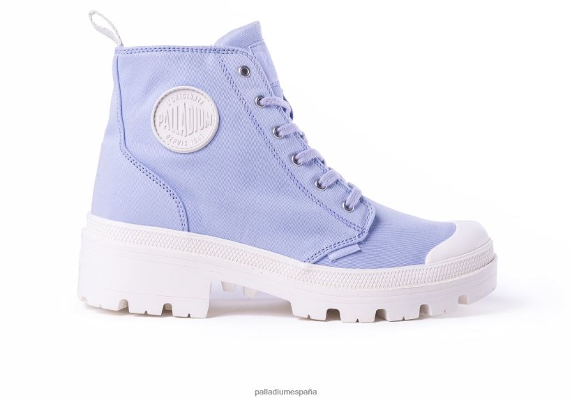 mujer sarga pallabase Palladium xenón azul botas DF42XP280