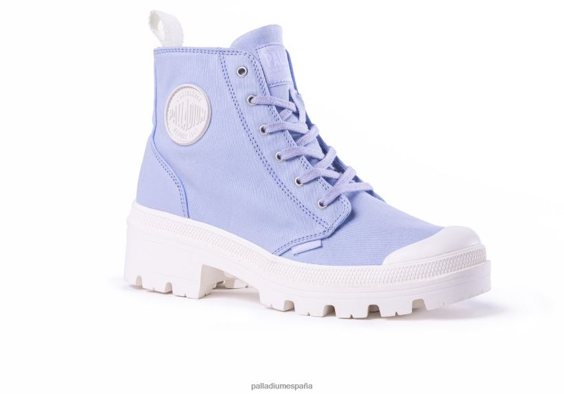 mujer sarga pallabase Palladium xenón azul botas DF42XP280
