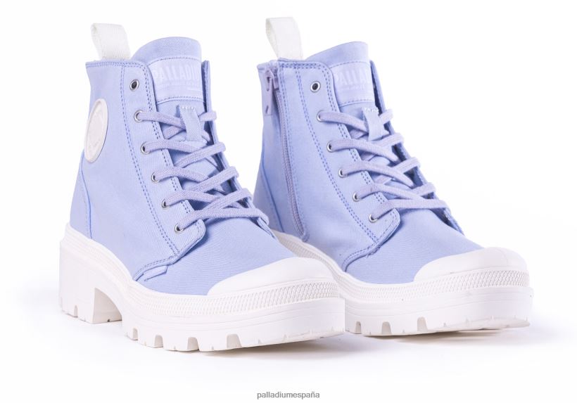 mujer sarga pallabase Palladium xenón azul botas DF42XP280
