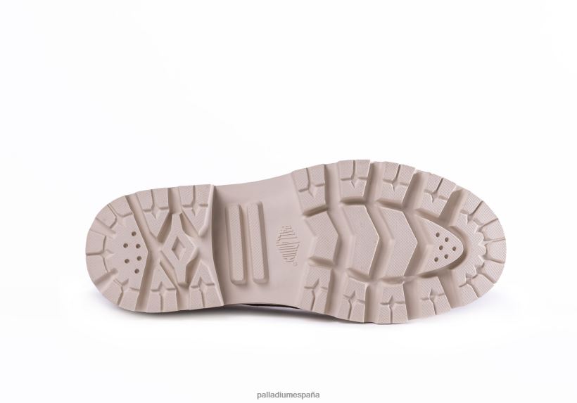 mujer sarga pallabase lo Palladium gris claro zapatos DF42XP276