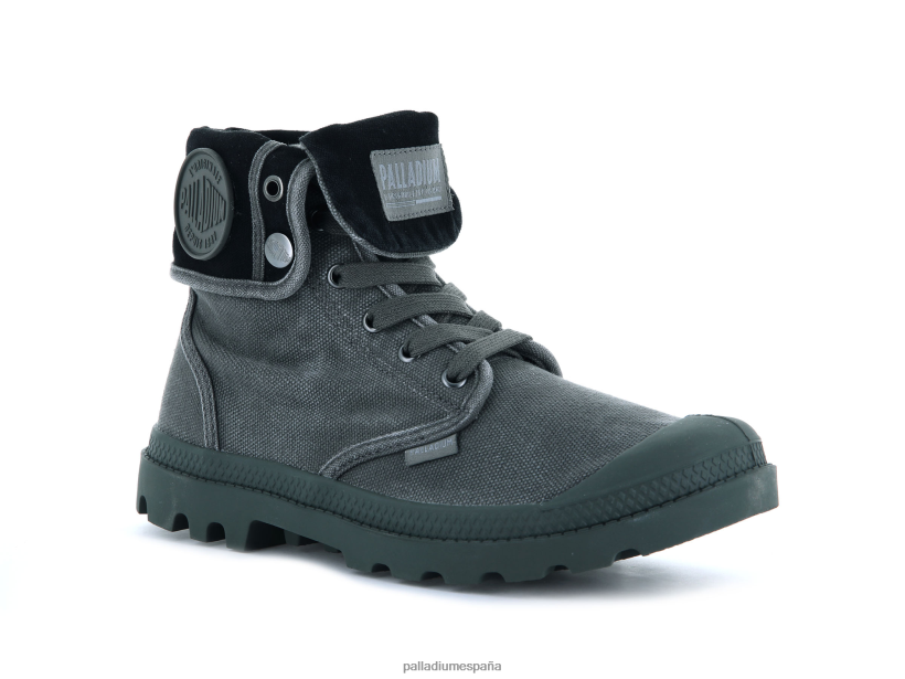 mujer wobaggy Palladium metálico/negro botas DF42XP240