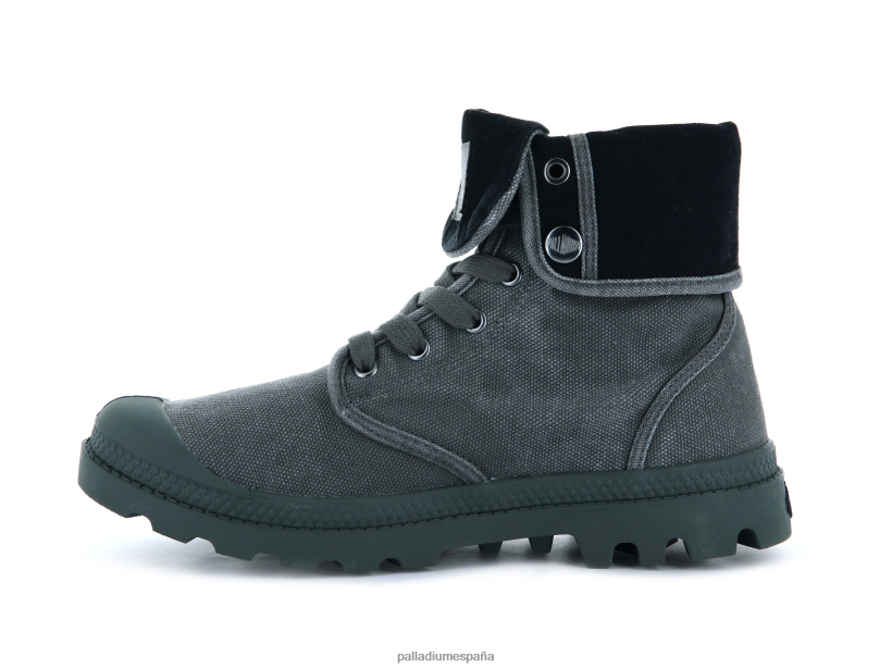 mujer wobaggy Palladium metálico/negro botas DF42XP240