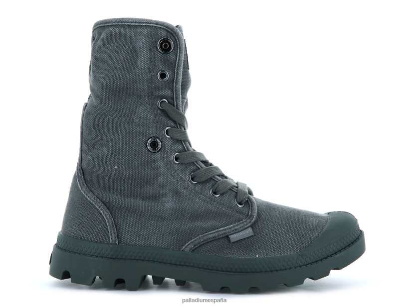 mujer wobaggy Palladium metálico/negro botas DF42XP240