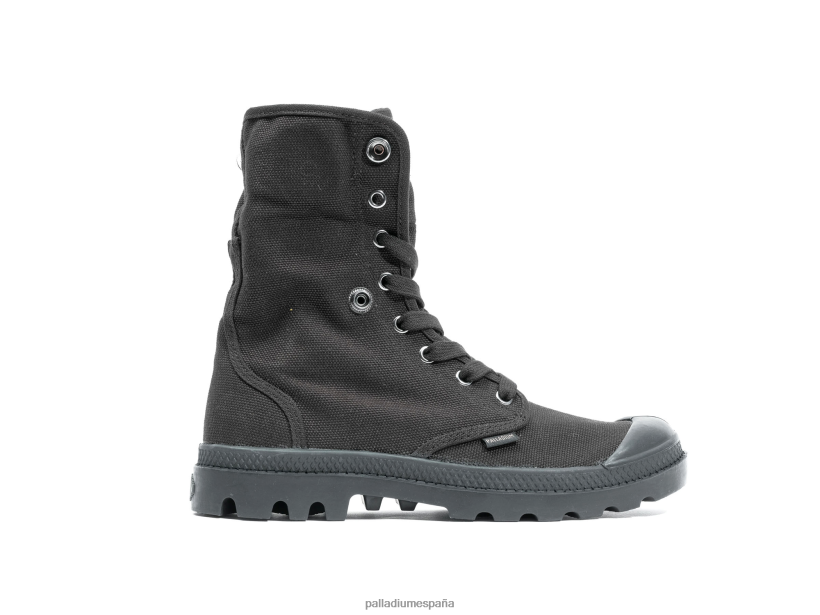 mujer wobaggy Palladium negro botas DF42XP269