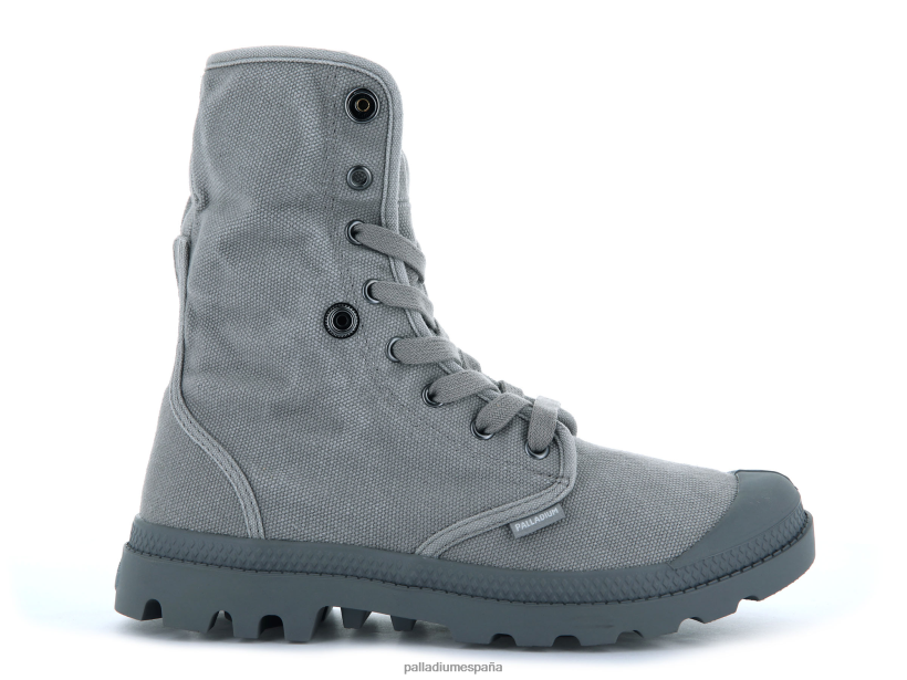 mujer wobaggy Palladium titanio/de gran altura botas DF42XP238