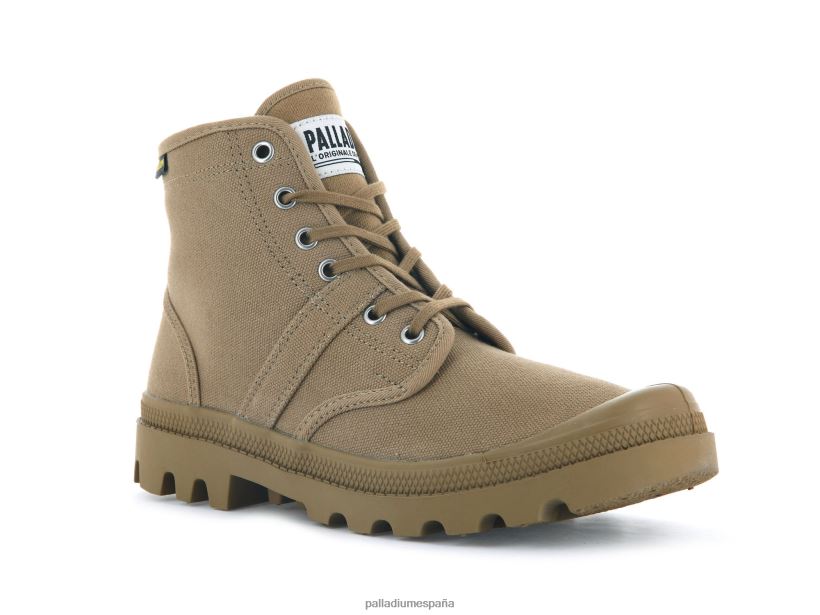 mujer wopallabrousse Palladium aceituna botas DF42XP243