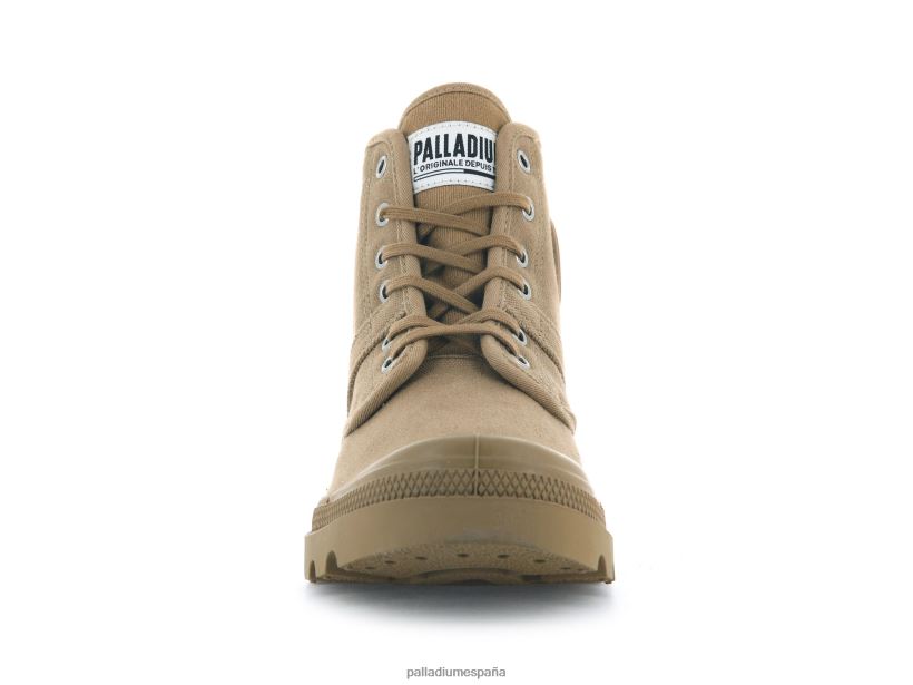 mujer wopallabrousse Palladium aceituna botas DF42XP243