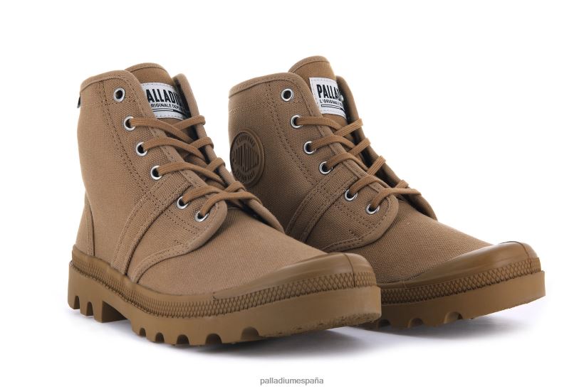 mujer wopallabrousse Palladium canela botas DF42XP245