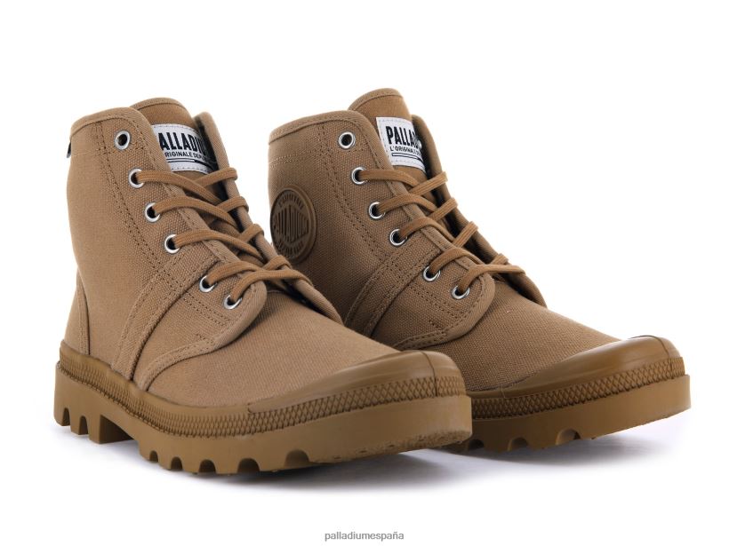 mujer wopallabrousse Palladium canela botas DF42XP245