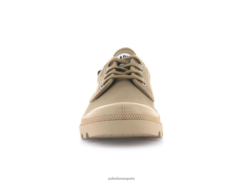 mujer wopallabrousse oxford Palladium aceituna zapatos DF42XP321