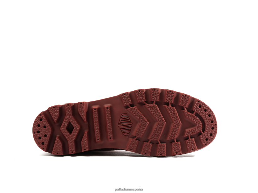 mujer wopampa hola Palladium cera roja botas DF42XP227