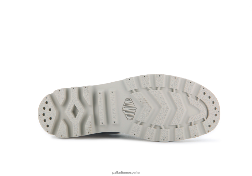 mujer wopampa hola Palladium franela gris botas DF42XP253