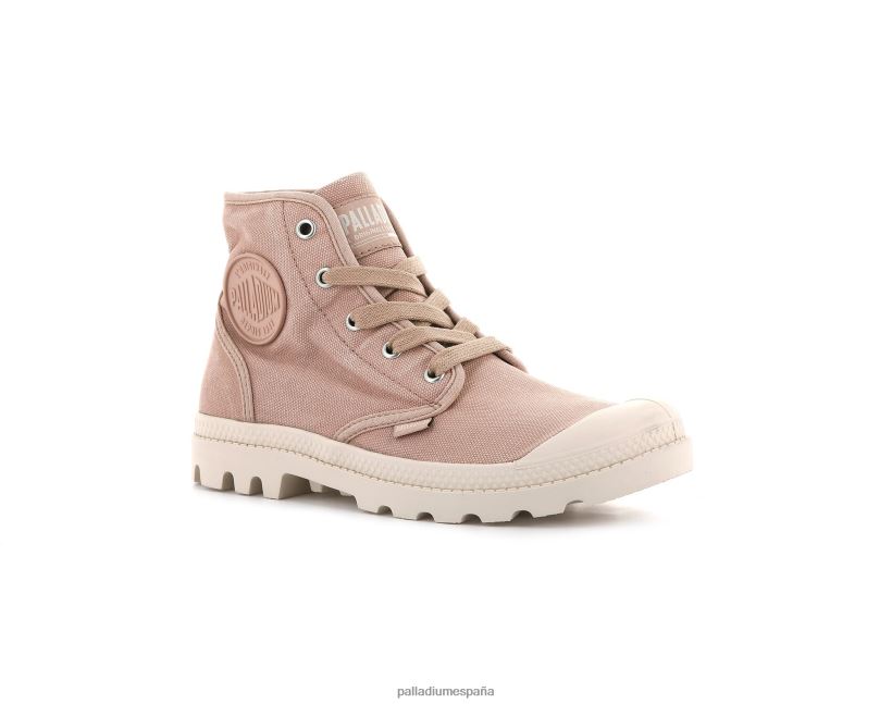 mujer wopampa hola Palladium ladrillo rosa botas DF42XP256