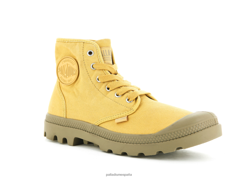 mujer wopampa hola Palladium miel de oro botas DF42XP226