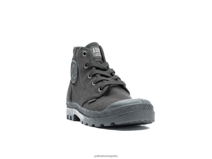 mujer wopampa hola Palladium negro botas DF42XP270
