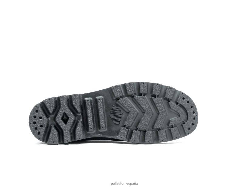 mujer wopampa hola Palladium negro botas DF42XP270