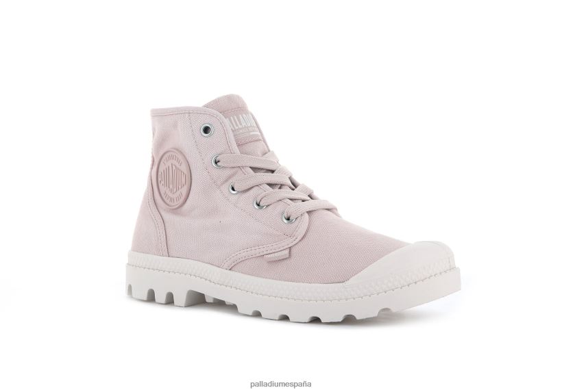 mujer wopampa hola Palladium rosa humo botas DF42XP254