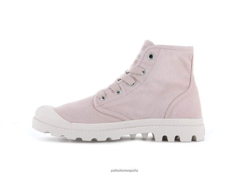 mujer wopampa hola Palladium rosa humo botas DF42XP254