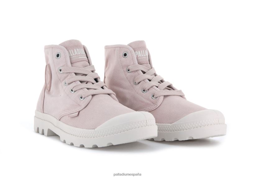 mujer wopampa hola Palladium rosa humo botas DF42XP254