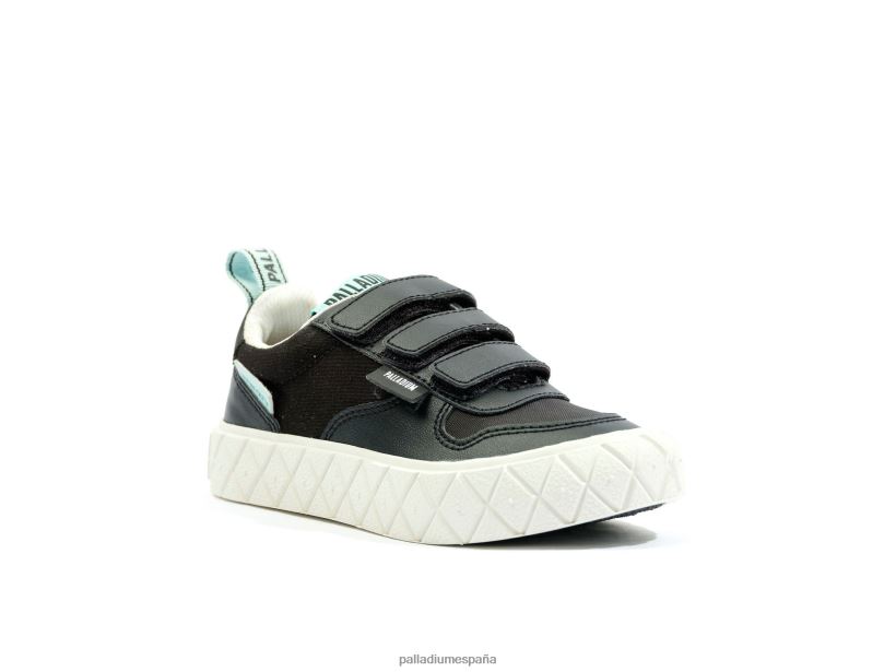 niños as niños lo correa Palladium blanco negro zapatos DF42XP351