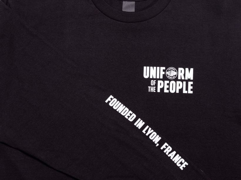 niños camiseta larga uop slv Palladium negro vestir DF42XP345