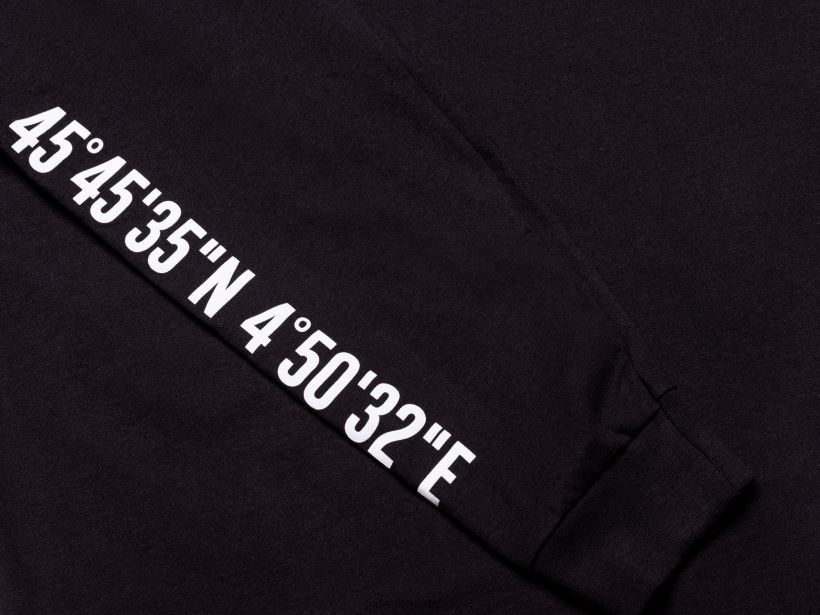 niños camiseta larga uop slv Palladium negro vestir DF42XP345