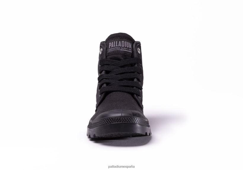 niños pampa hola Palladium negro zapatos DF42XP352