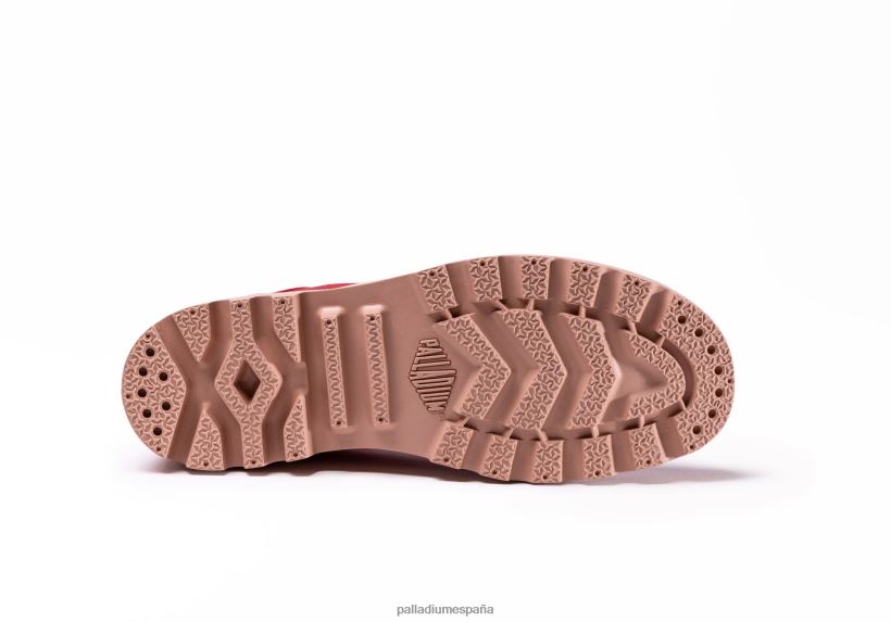 niños pampa hola Palladium salsa roja zapatos DF42XP357