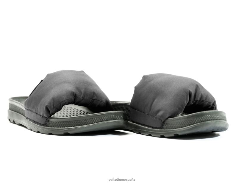 unisexo almohadilla deslizante solea Palladium negro diapositivas DF42XP208
