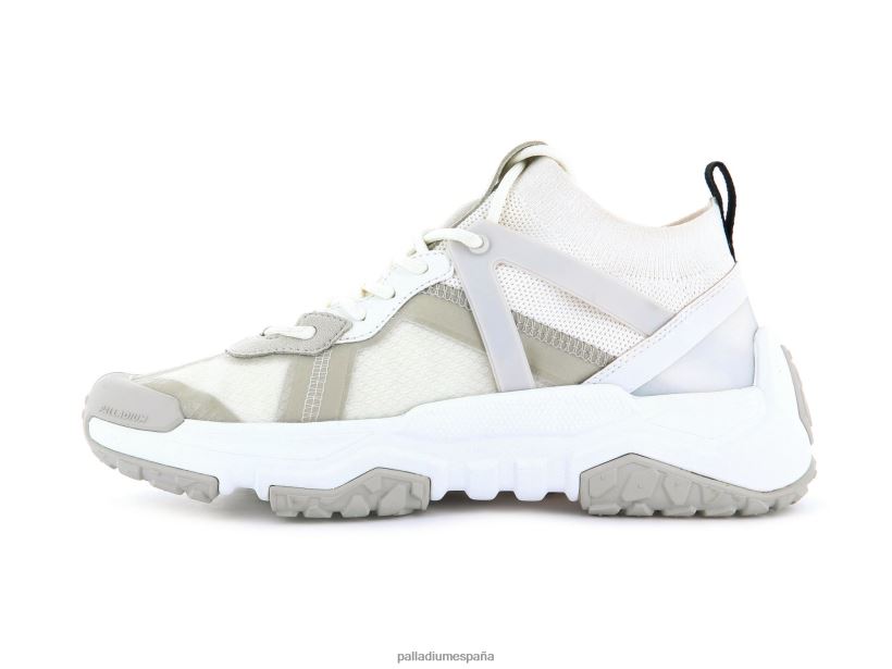 unisexo aventura fuera de la red Palladium estrella blanca zapatos DF42XP189