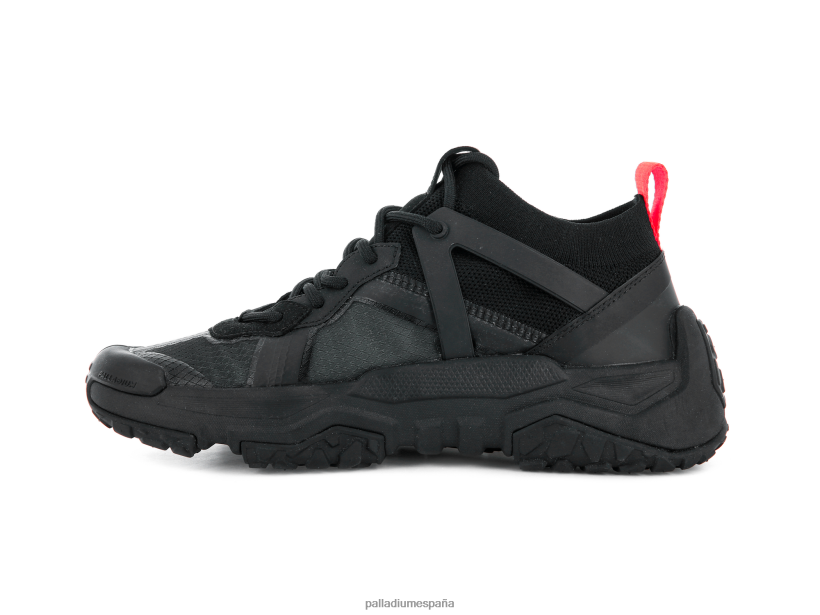 unisexo aventura fuera de la red Palladium negro zapatos DF42XP175