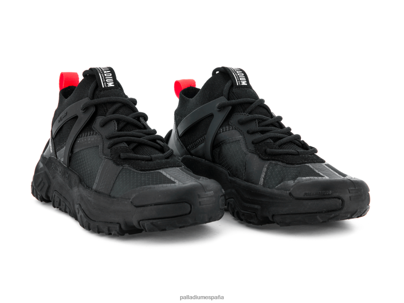 unisexo aventura fuera de la red Palladium negro zapatos DF42XP175