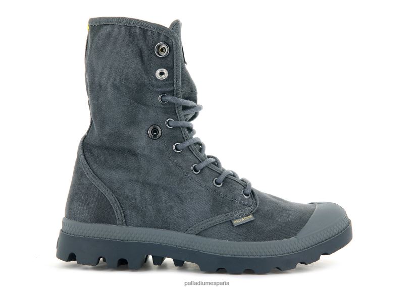 unisexo cera holgada pampa Palladium metal francés botas DF42XP81