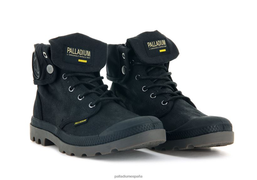 unisexo cera holgada pampa Palladium negro botas DF42XP82