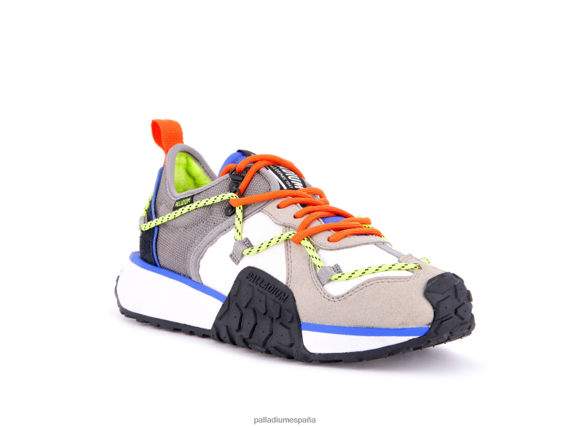 unisexo el corredor de la tropa lo ata Palladium gr flnl/dzzng bl zapatos DF42XP170