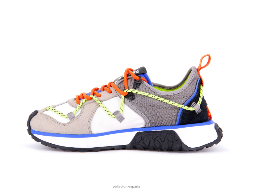 unisexo el corredor de la tropa lo ata Palladium gr flnl/dzzng bl zapatos DF42XP170