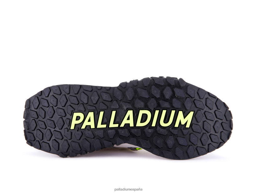 unisexo el corredor de la tropa lo ata Palladium gr flnl/dzzng bl zapatos DF42XP170