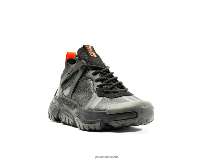 unisexo fuera de la red lo matryx Palladium negro zapatos DF42XP204