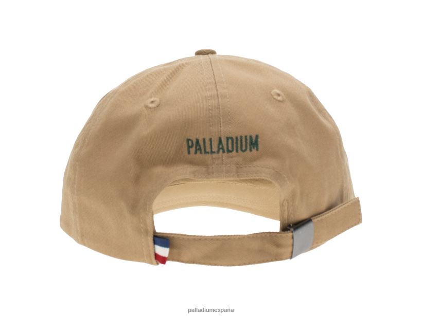 unisexo gorra con parches de oasis Palladium beige sombreros DF42XP334