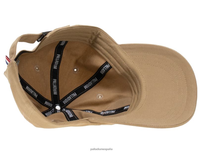 unisexo gorra con parches de oasis Palladium beige sombreros DF42XP334