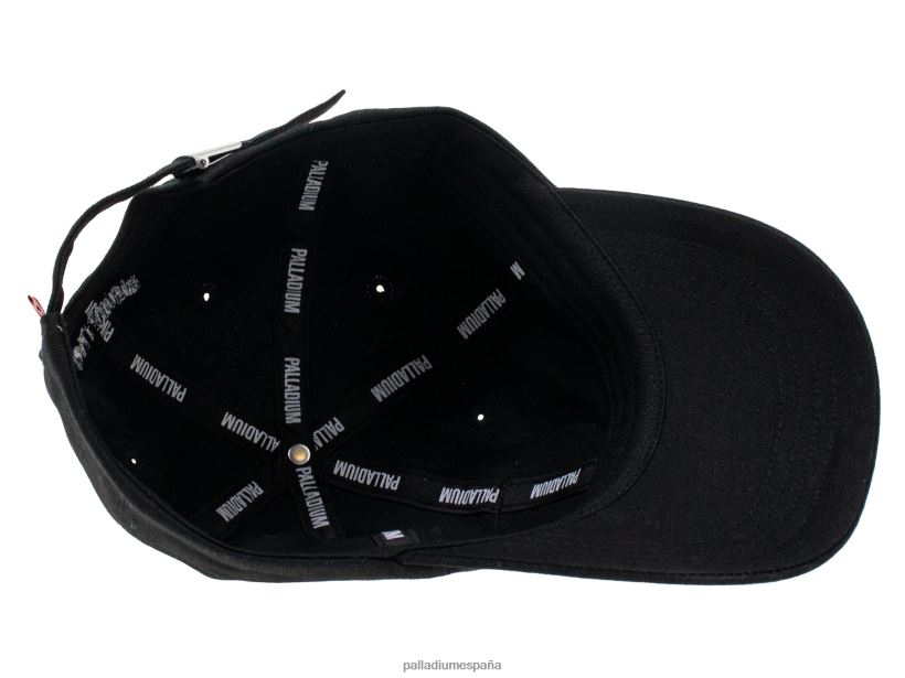 unisexo gorra con parches de oasis Palladium negro sombreros DF42XP331