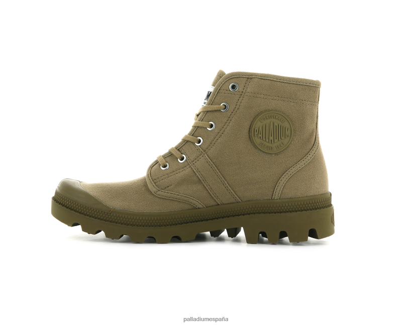 unisexo legión pallabrousse Palladium aceituna botas DF42XP93