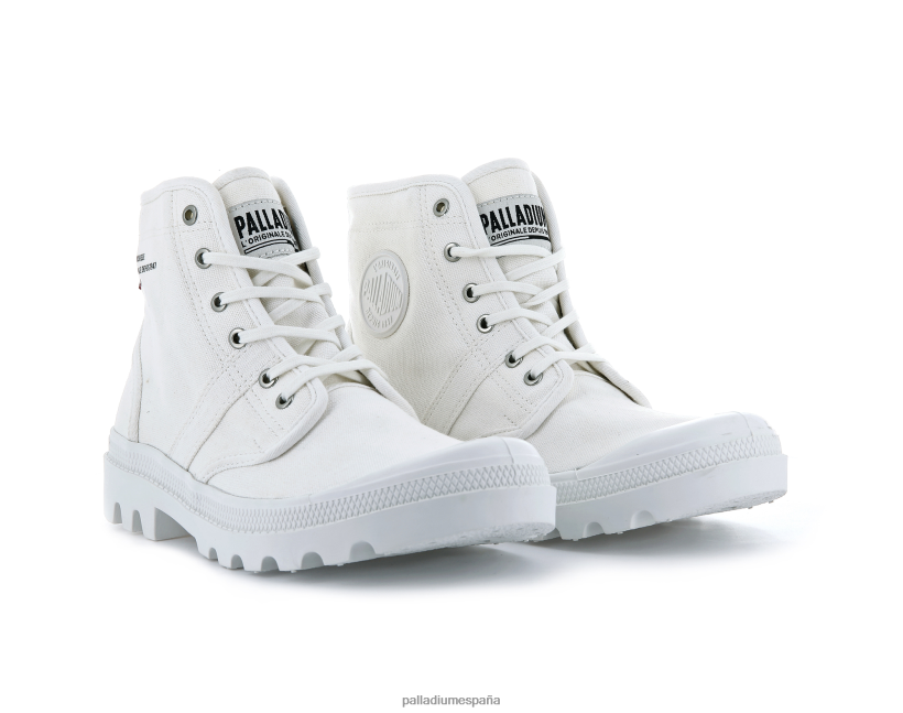 unisexo legión pallabrousse Palladium estrella blanca botas DF42XP124