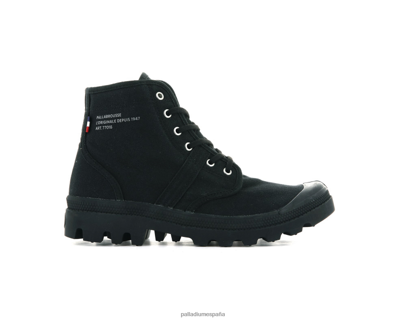 unisexo legión pallabrousse Palladium negro botas DF42XP97