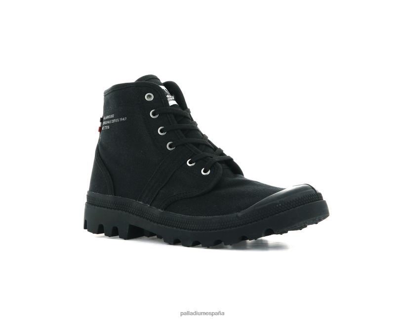 unisexo legión pallabrousse Palladium negro botas DF42XP97