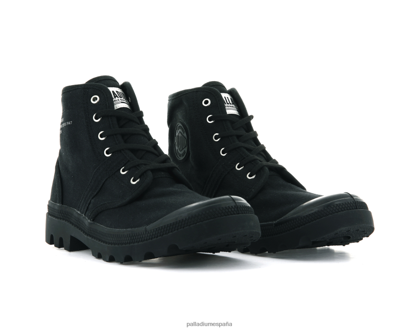 unisexo legión pallabrousse Palladium negro botas DF42XP97