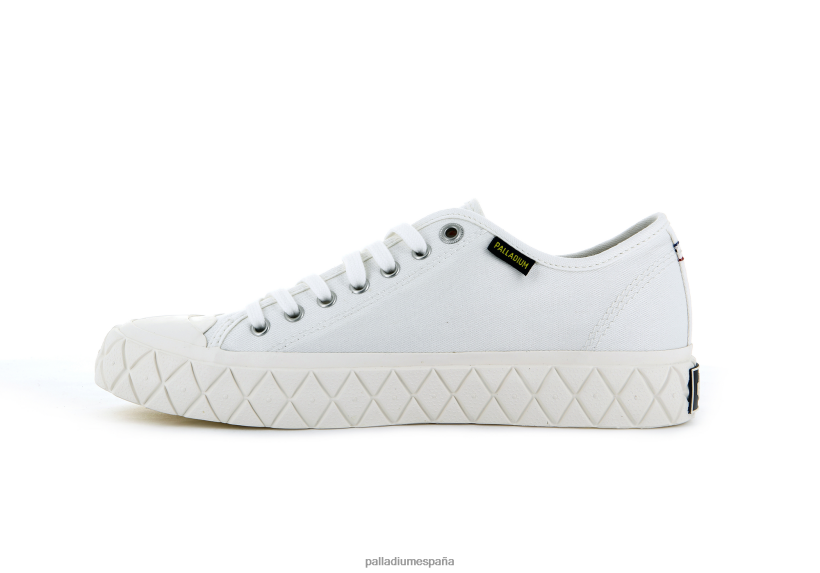 unisexo lienzo palla ace Palladium estrella blanca zapatos DF42XP187